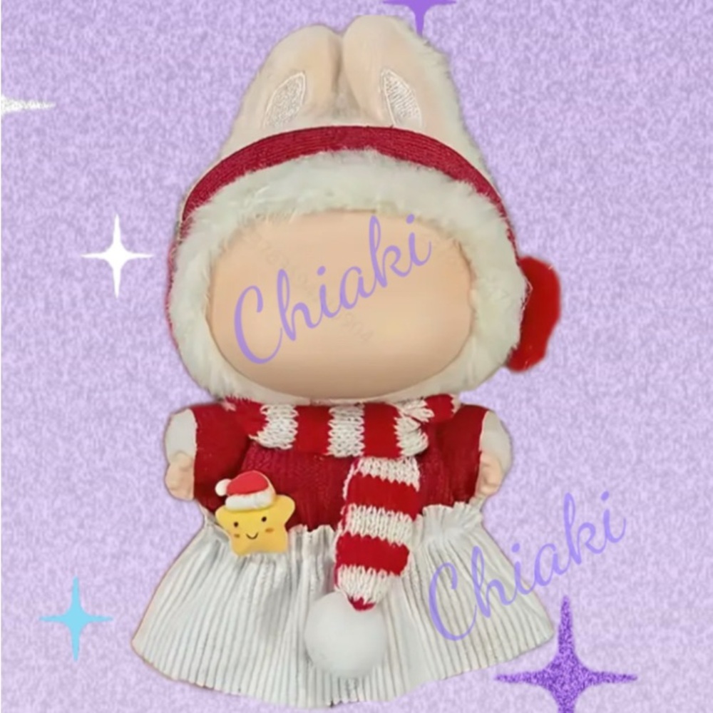 Christmas Labubu Dress Outfit (NO DOLL)